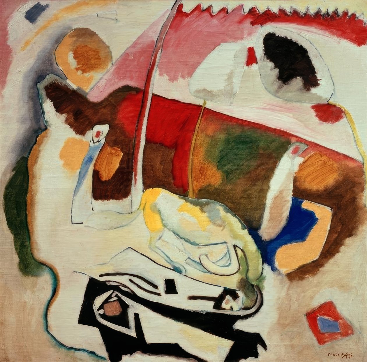 Improwizacja 21 autorstwa Wassily Kandinsky