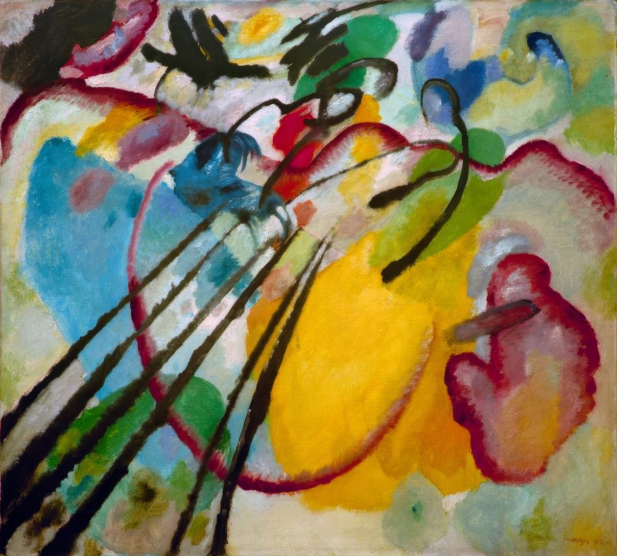 Improwizacja 26 (wioślarstwo) autorstwa Wassily Kandinsky