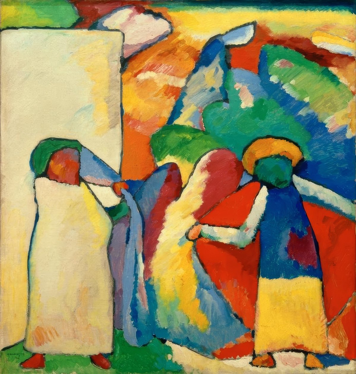 Improwizacja 6 (afrykański) autorstwa Wassily Kandinsky