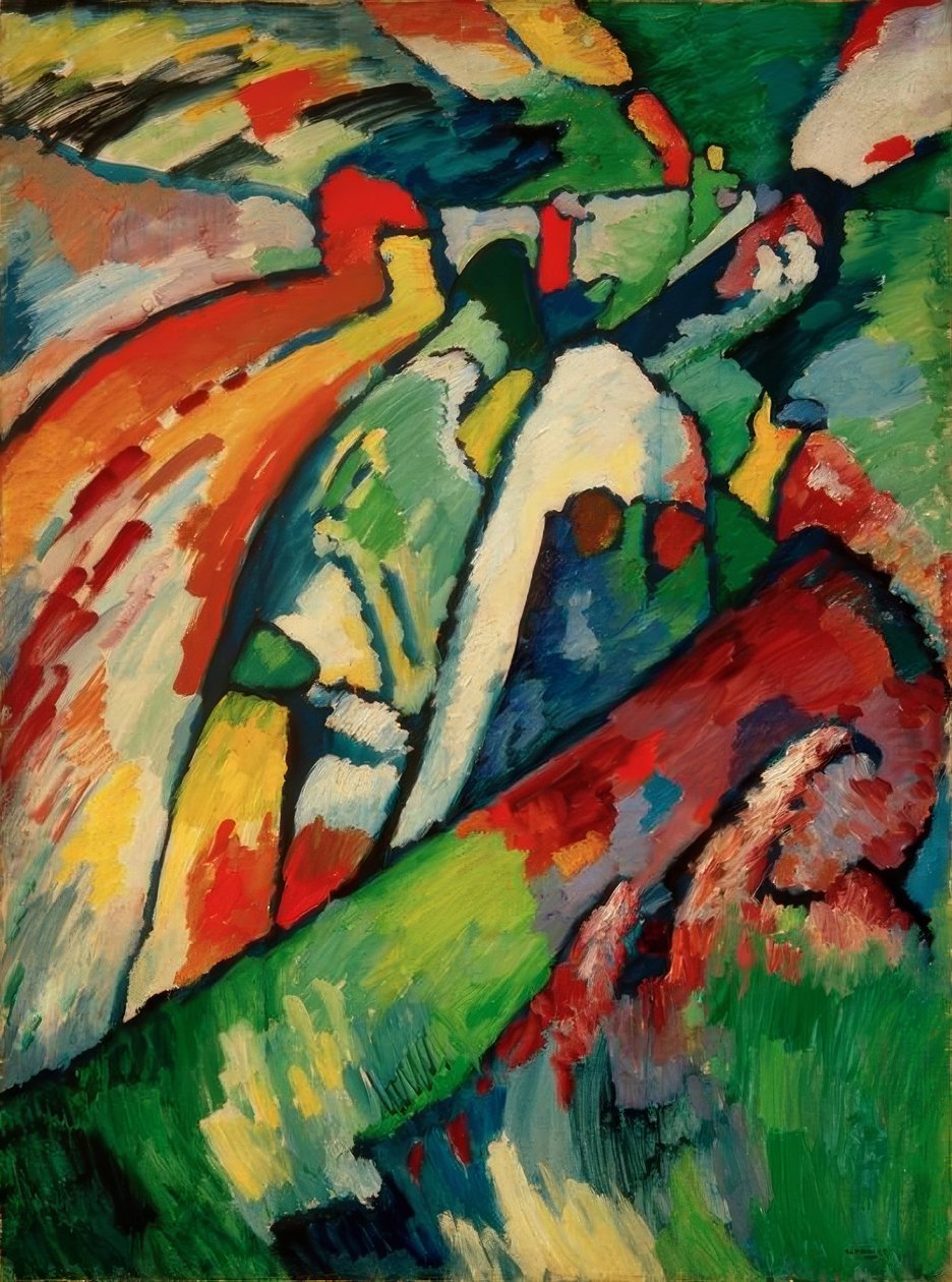 Improwizacja 7 (burza) autorstwa Wassily Kandinsky