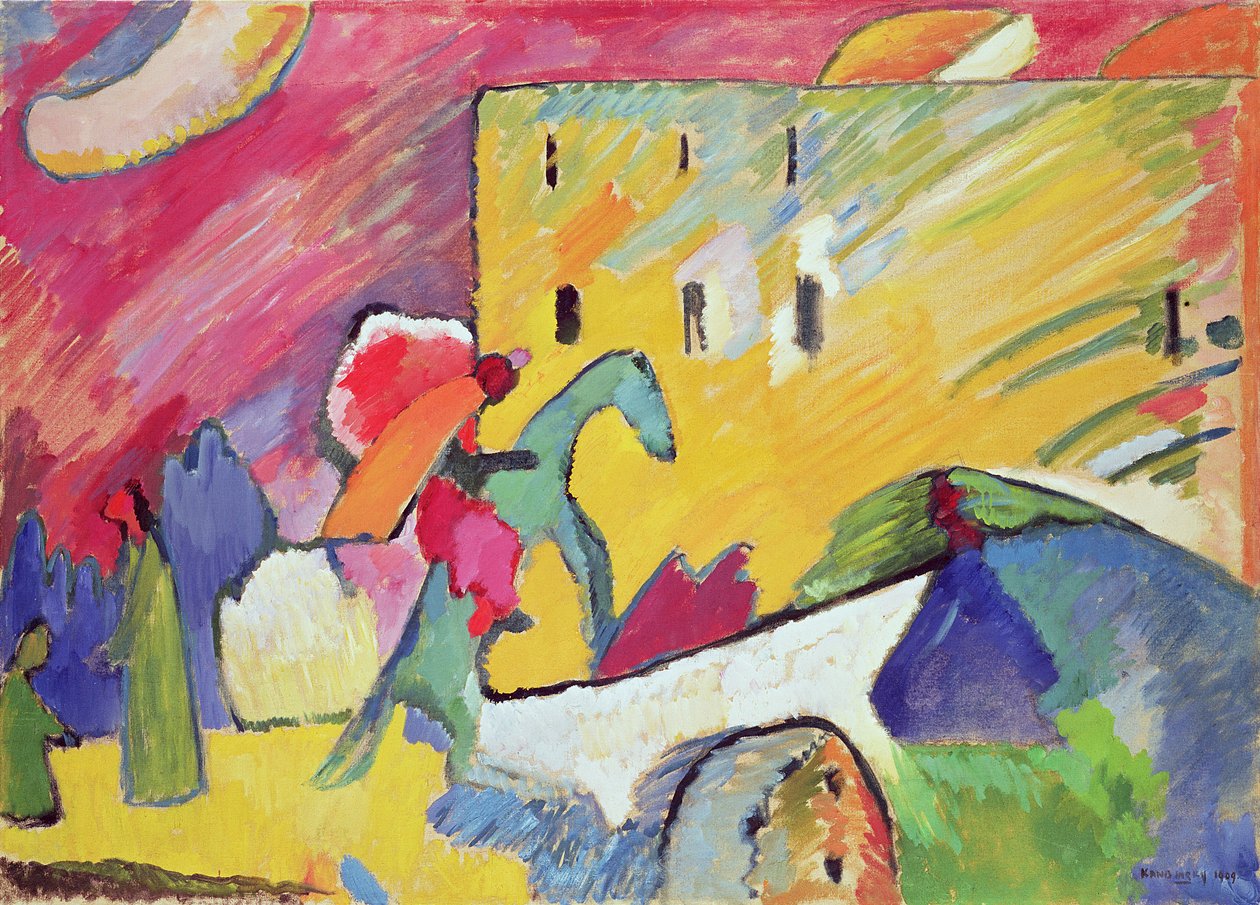 Improwizacja III, 1909 autorstwa Wassily Kandinsky
