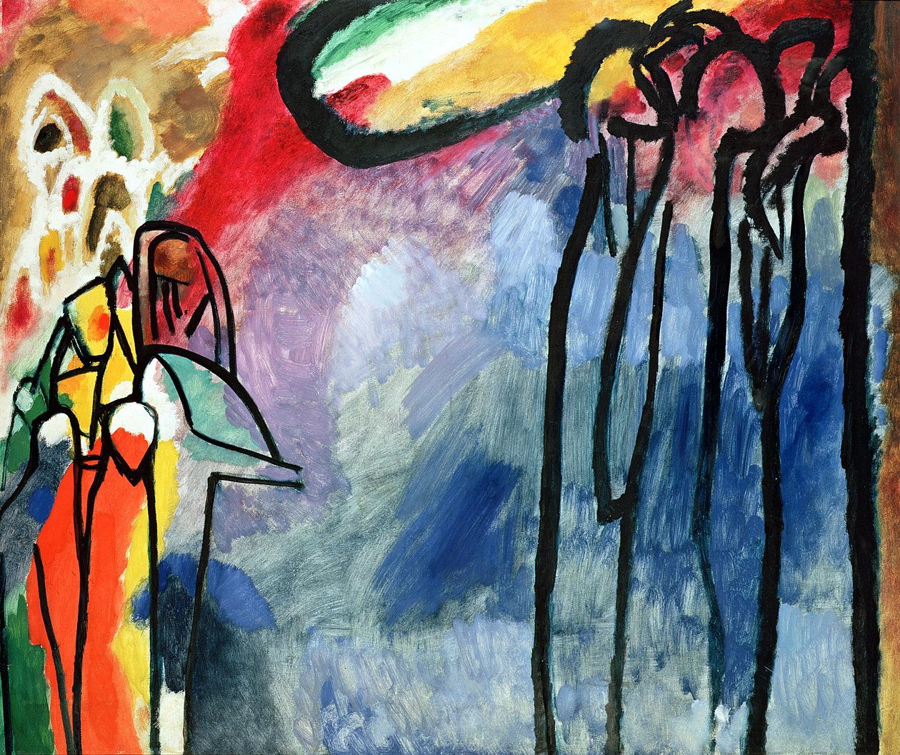 Improwizacja nr 19, 1911 autorstwa Wassily Kandinsky