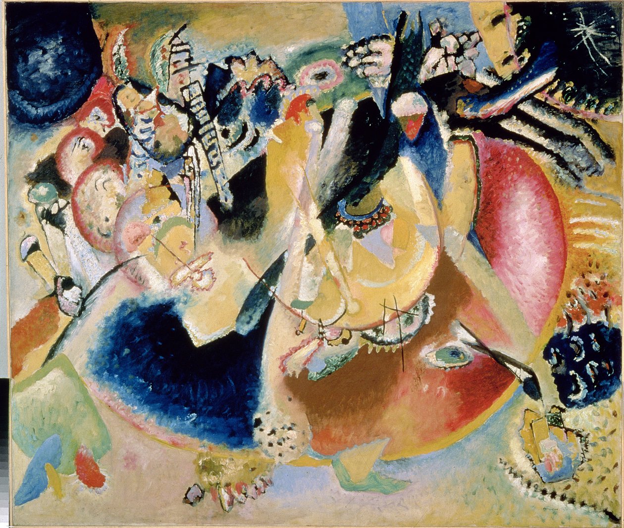 Хүйтэн хэлбэрийн импровизаци, 1914 он autorstwa Wassily Kandinsky