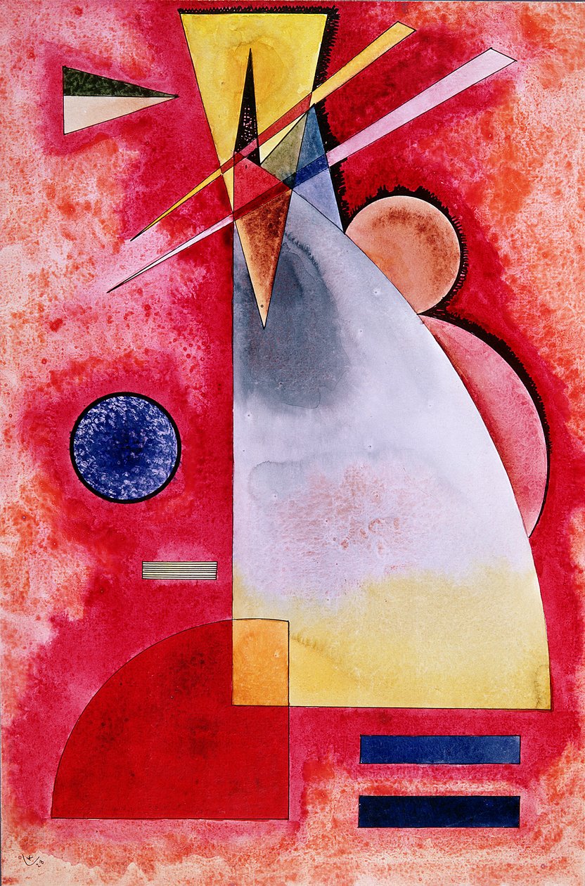 Przemieszanie, 1928 (gwasz i toaleta) autorstwa Wassily Kandinsky