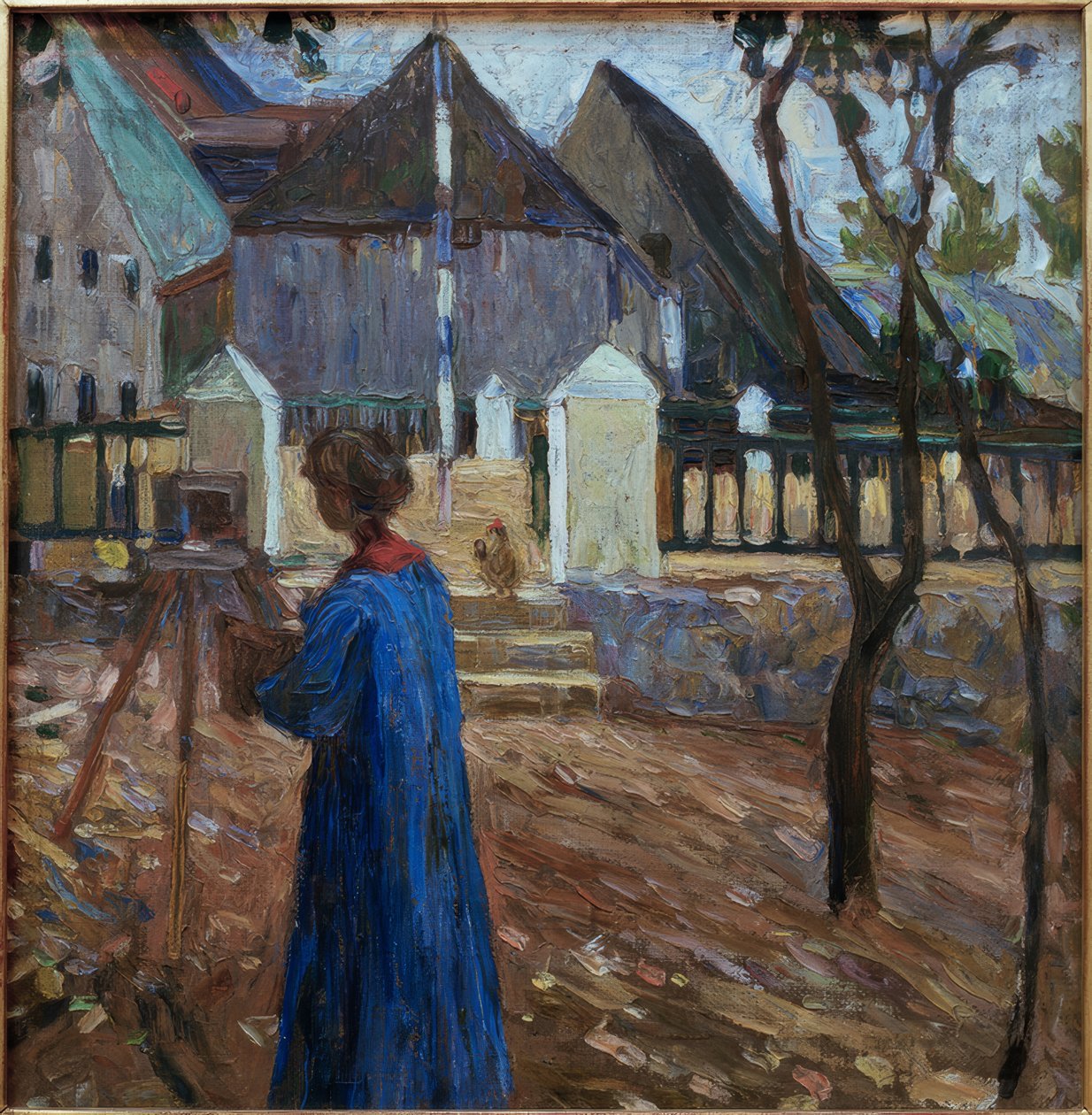 Kallmünz - Gabriele Münter malarstwo II autorstwa Wassily Kandinsky