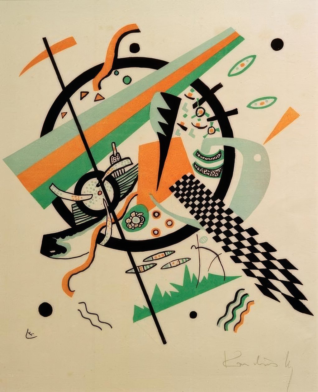 Małe światy IV autorstwa Wassily Kandinsky