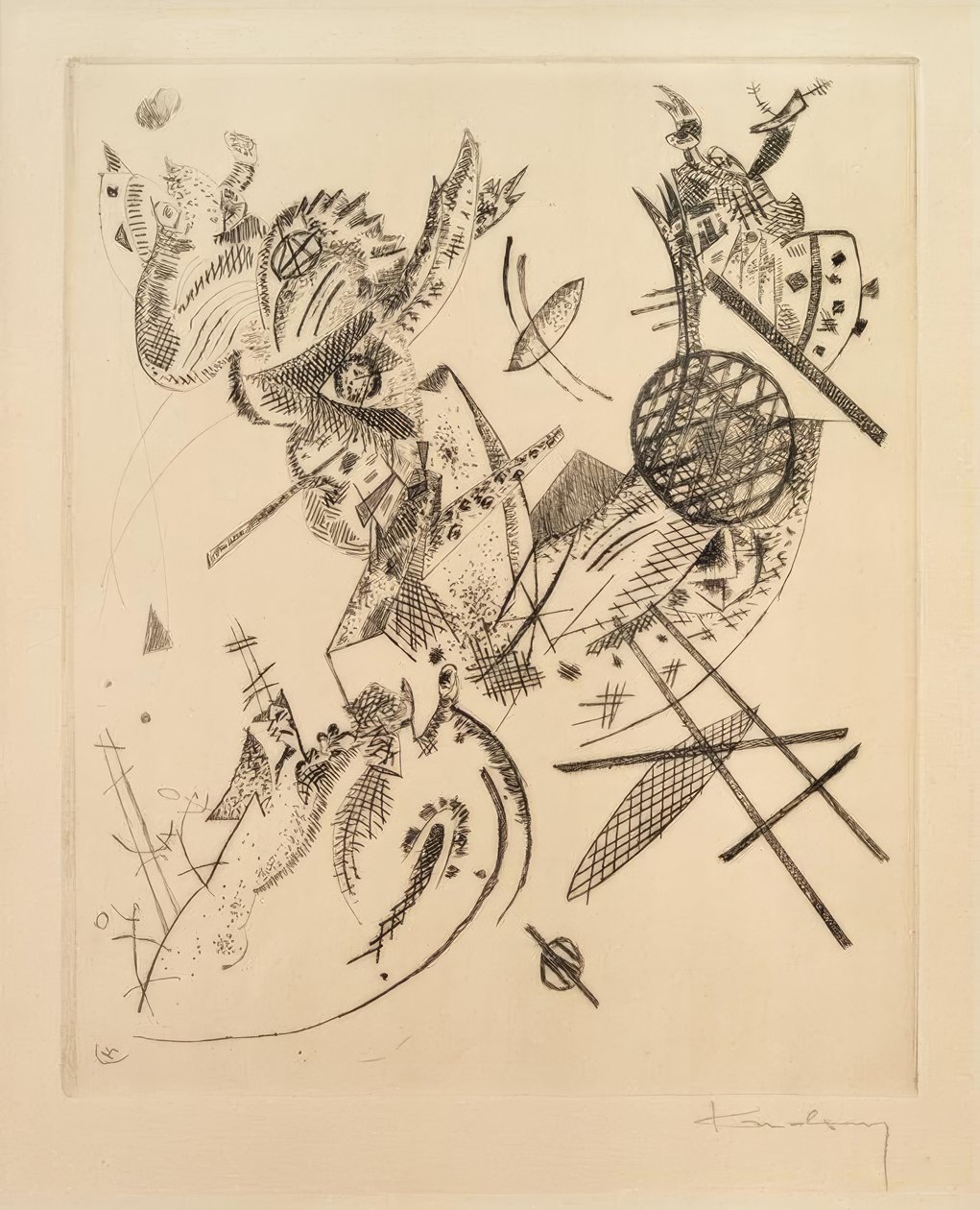 Małe światy XII autorstwa Wassily Kandinsky