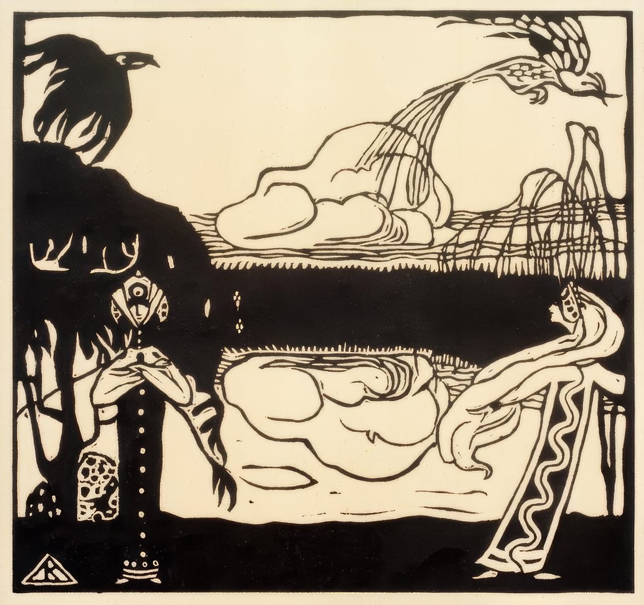 Ptaki autorstwa Wassily Kandinsky