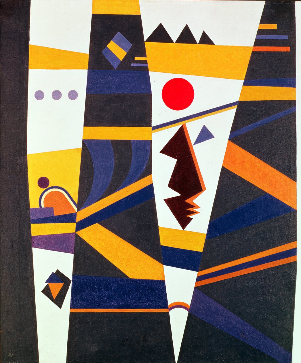 اړیکه، 1932 پالش autorstwa Wassily Kandinsky