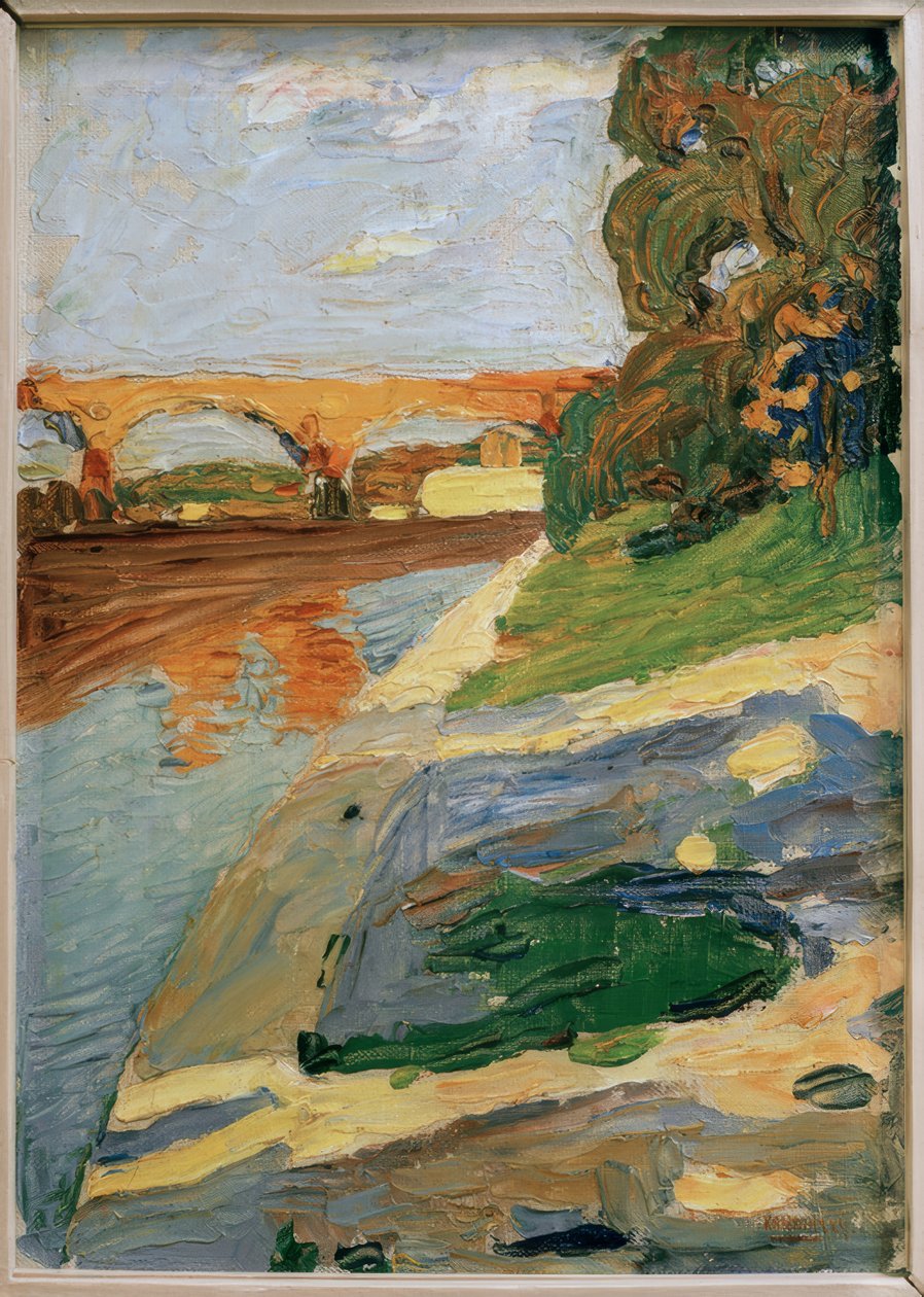 Monachium - Isar autorstwa Wassily Kandinsky