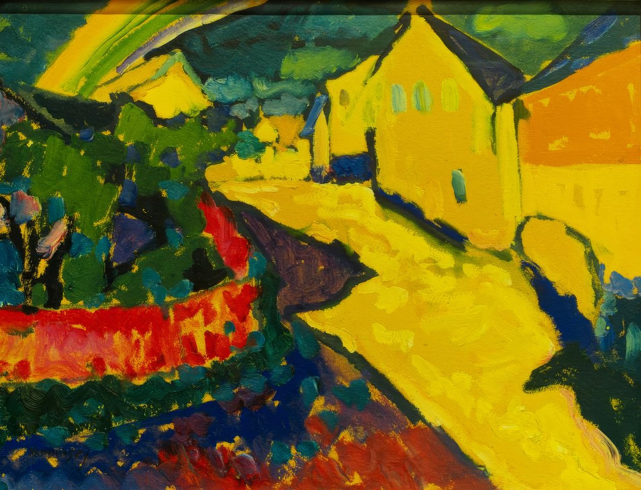 Murnau - krajobraz z tęczą autorstwa Wassily Kandinsky