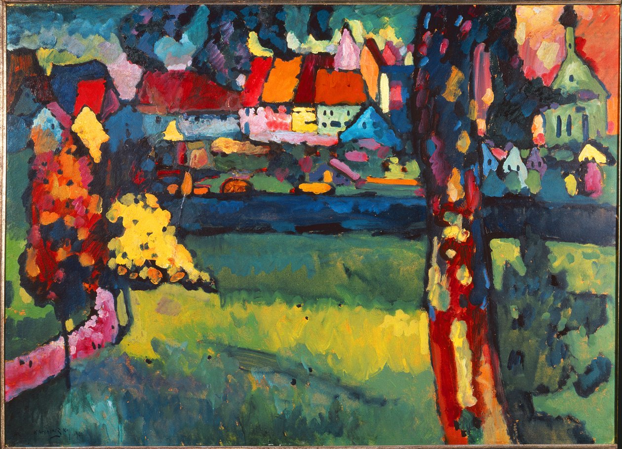 Murnau, 1909 (olej) autorstwa Wassily Kandinsky