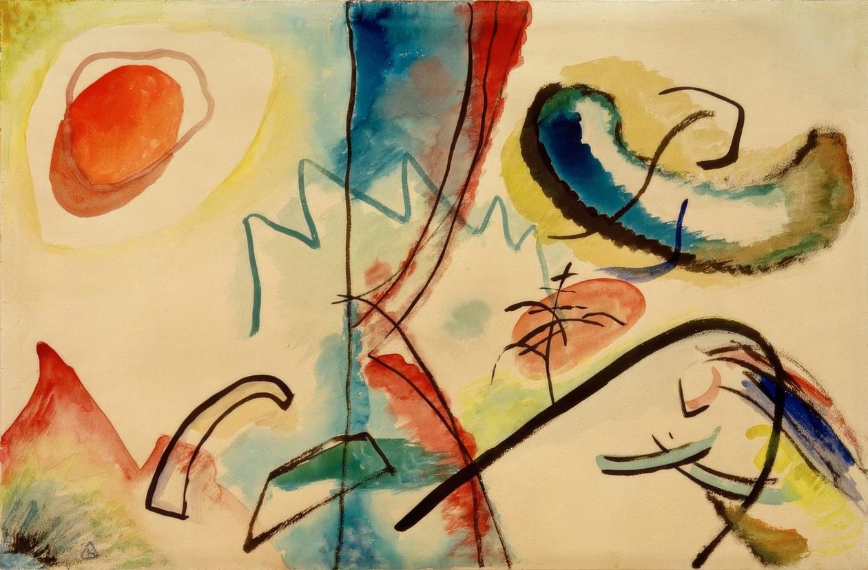 Bez tytułu (improwizacja) autorstwa Wassily Kandinsky