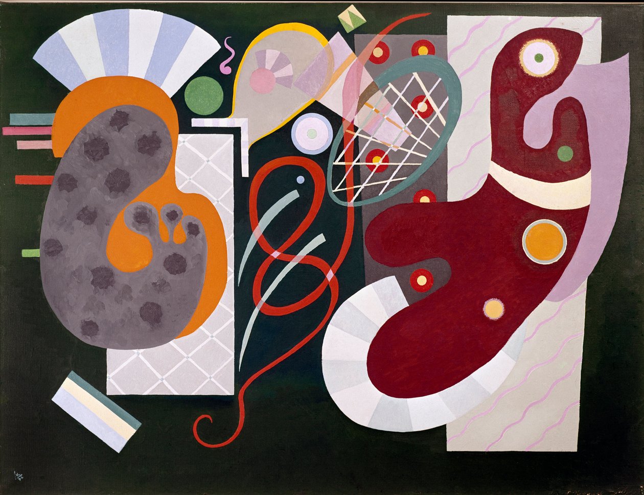 Obraz czerwony węzeł autorstwa Wasilija Kandinsky