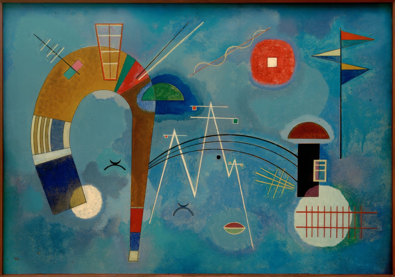 Okrągłe i spiczaste autorstwa Wassily Kandinsky