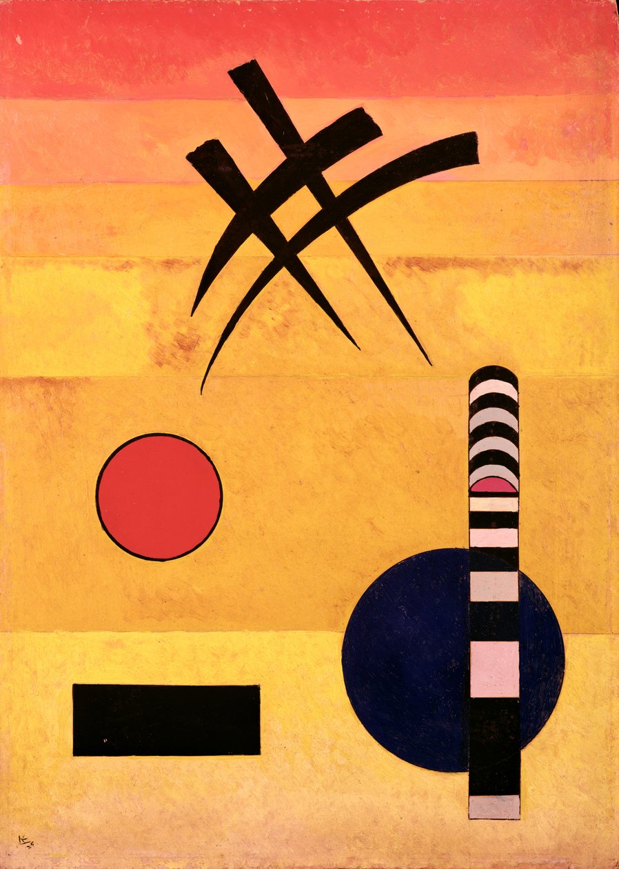 Znak, 1926 (olej) autorstwa Wassily Kandinsky