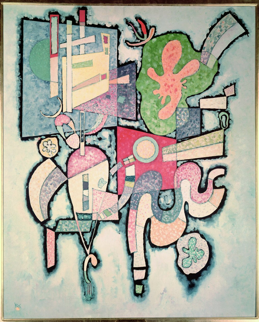 Prosta złożoność lub, wieloznaczność, 1939 autorstwa Wassily Kandinsky