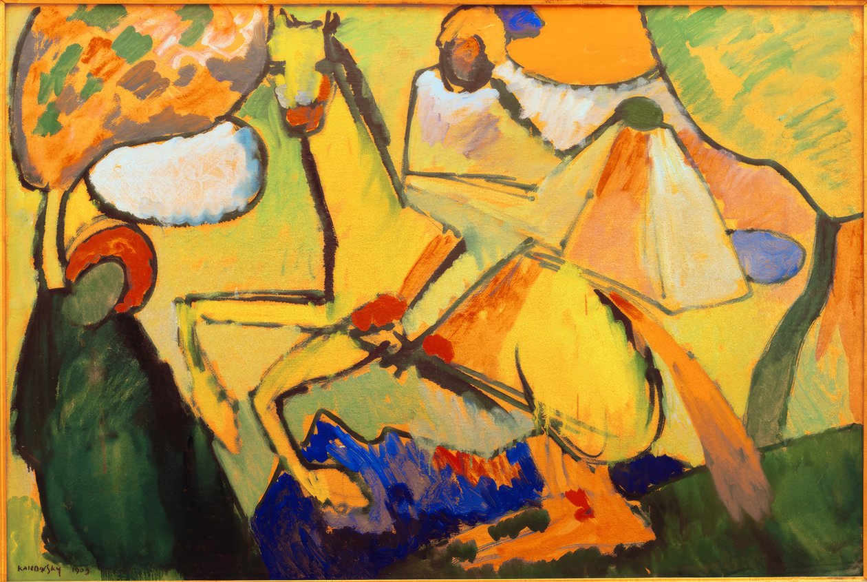Szkic (karta) autorstwa Wassily Kandinsky