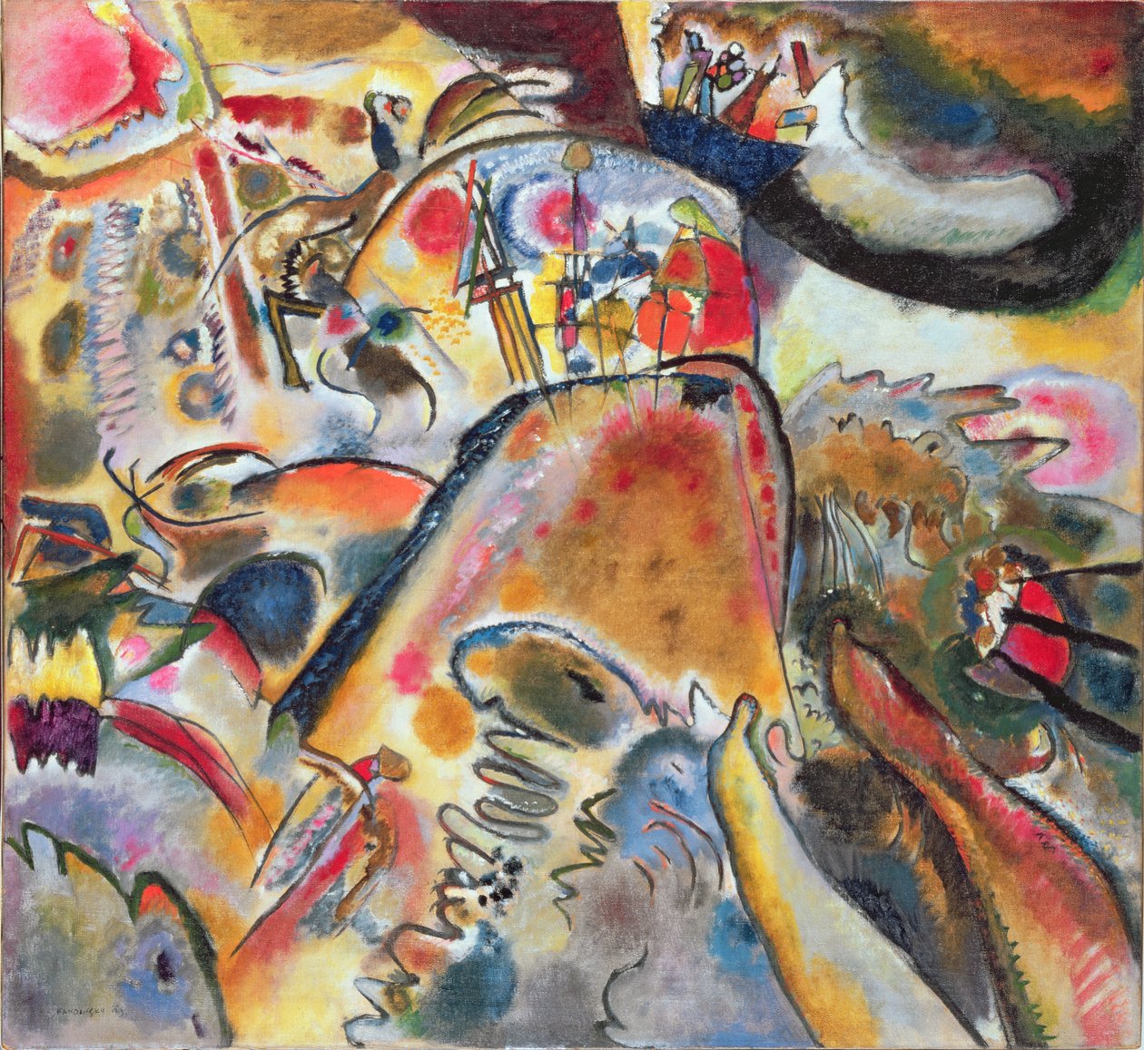 Małe przyjemności, 1913 autorstwa Wassily Kandinsky