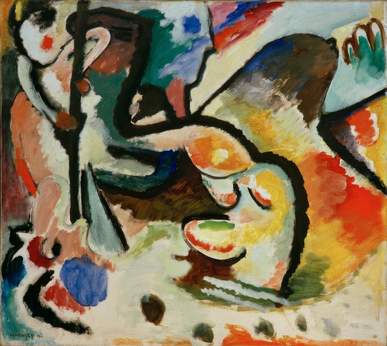 Św. Jerzy III autorstwa Wassily Kandinsky