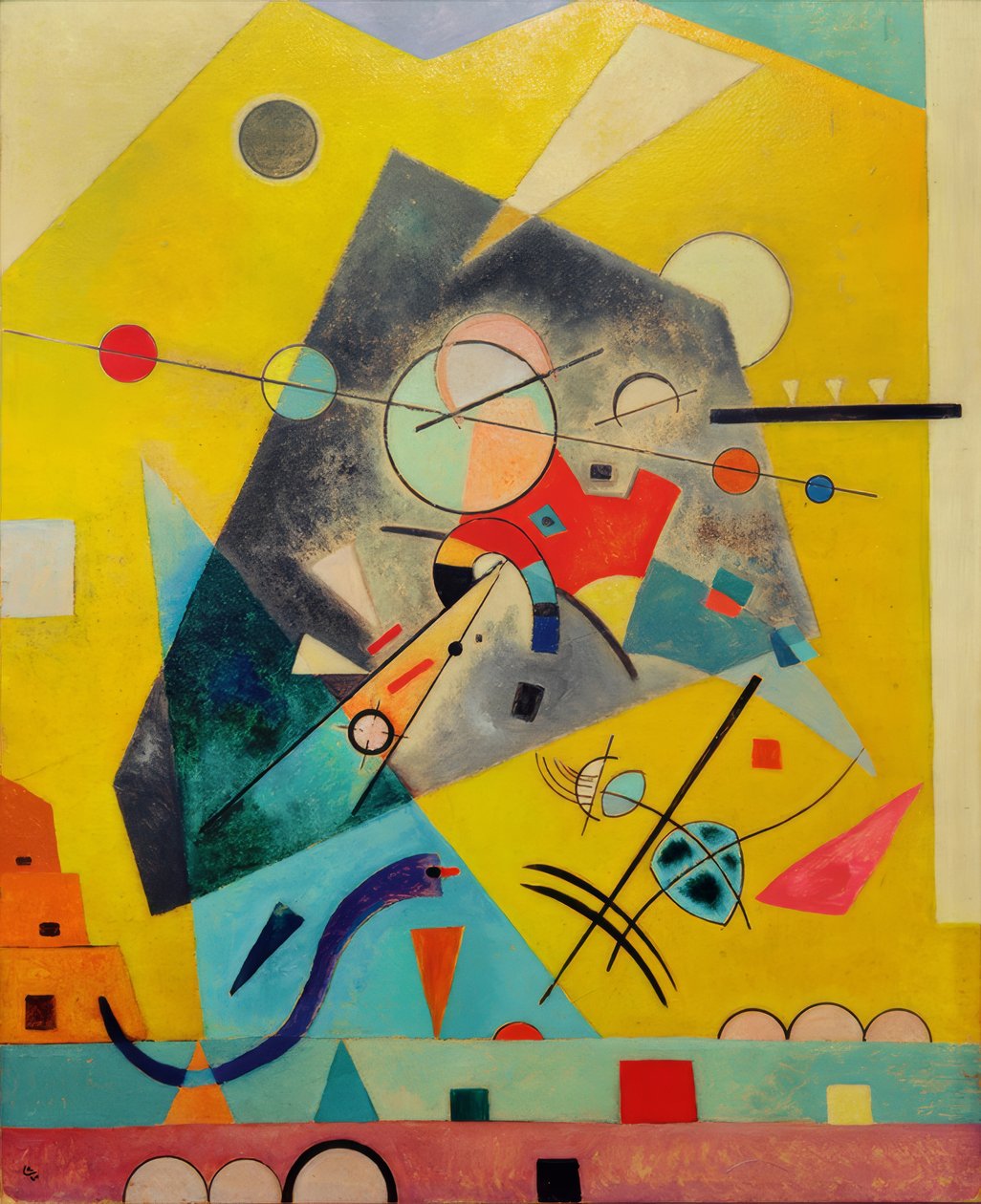 Cicha harmonia autorstwa Wassily Kandinsky