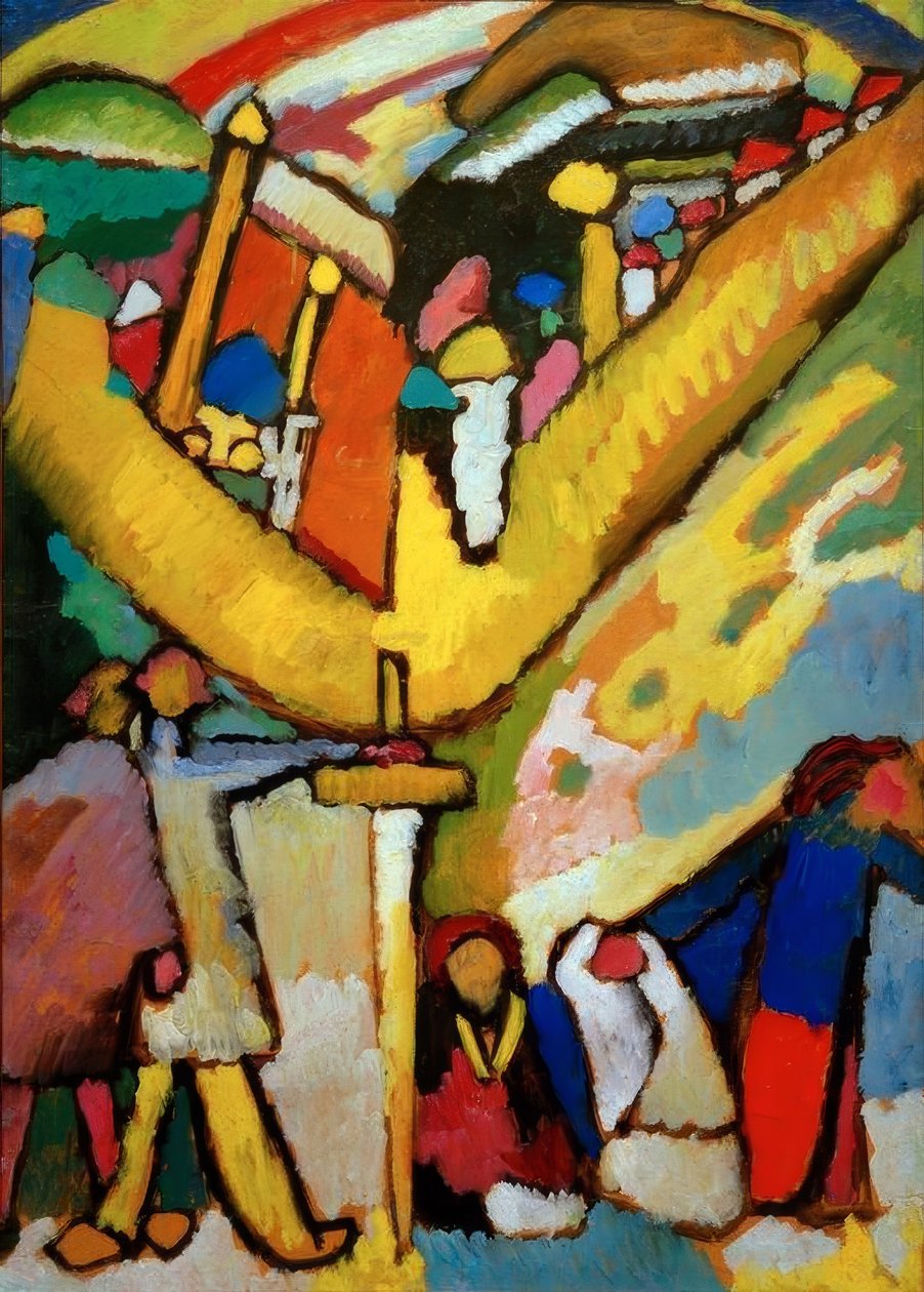 Studium improwizacji 8 autorstwa Wassily Kandinsky
