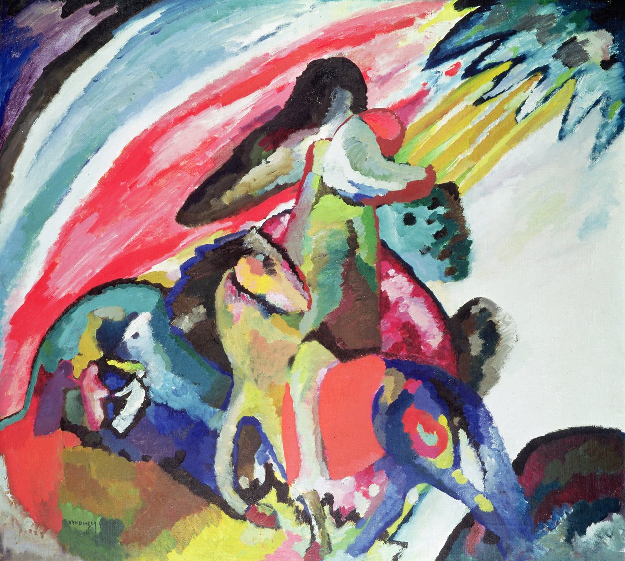 Jeździec autorstwa Wassily Kandinsky