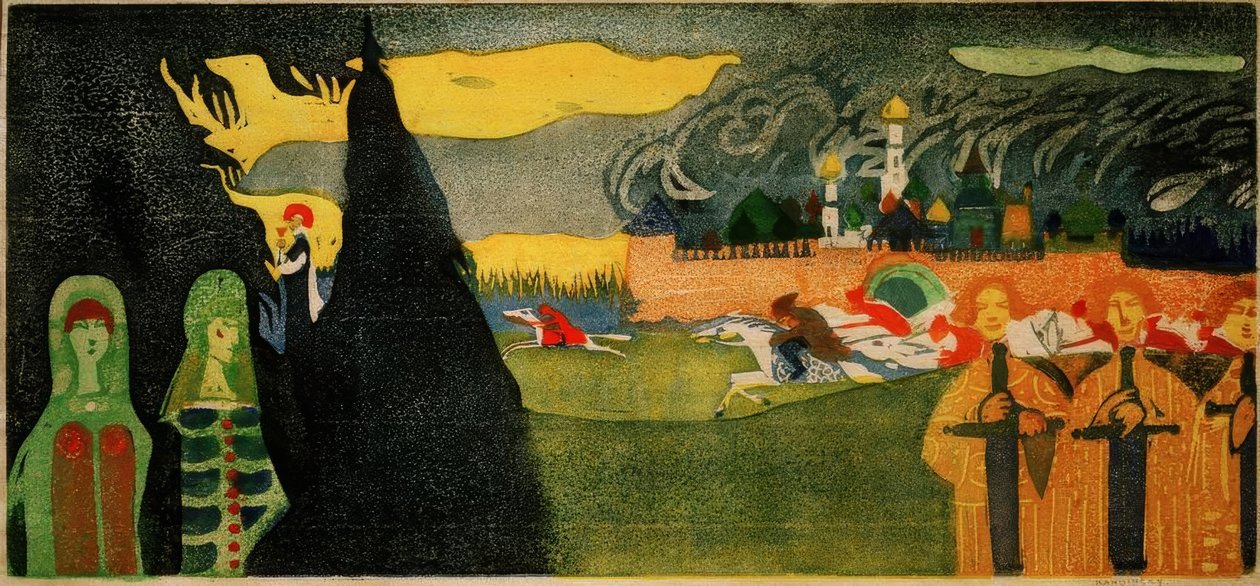prześladowanie autorstwa Wassily Kandinsky