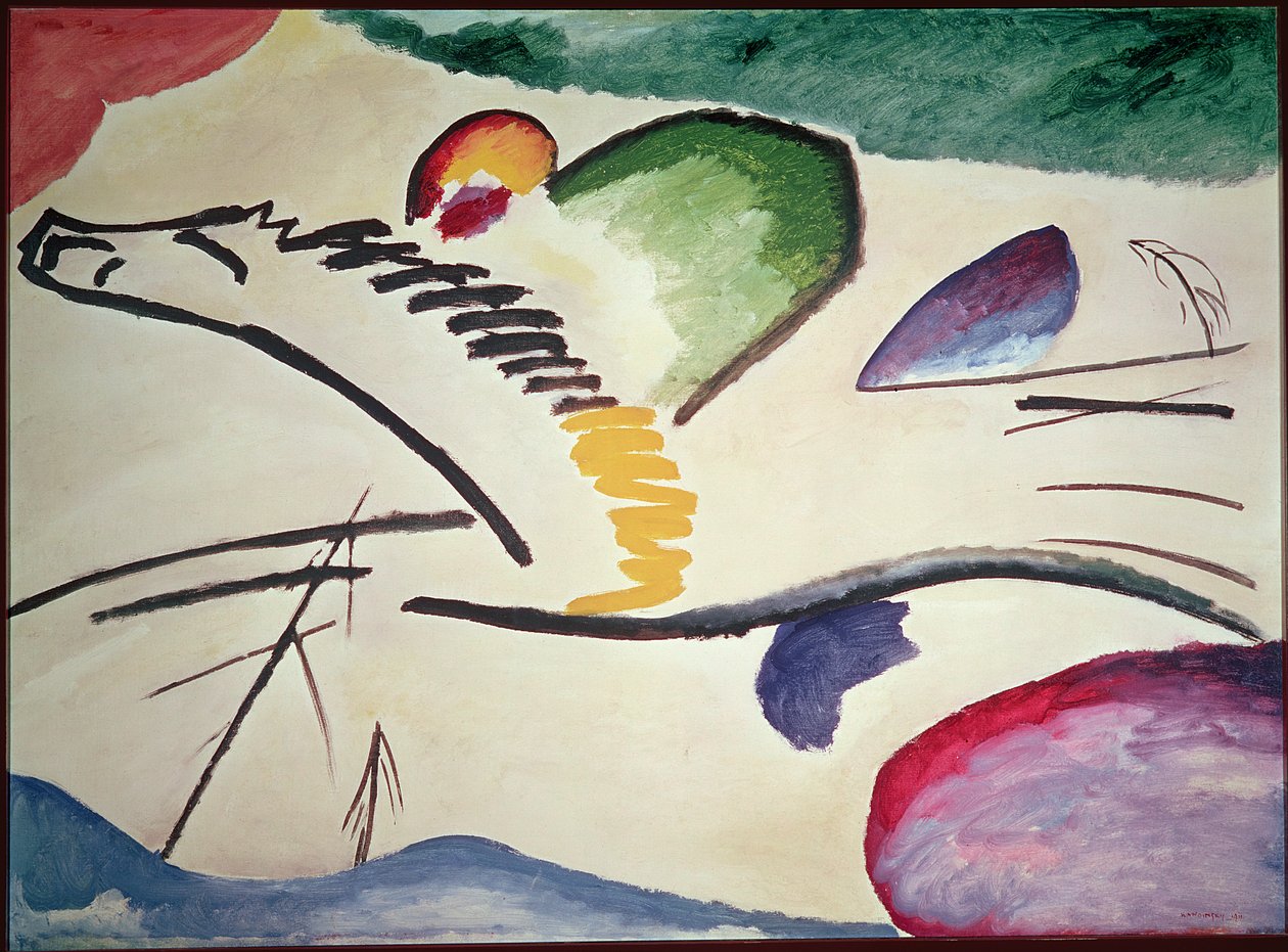 Abstrakcyjny koń, 1911 autorstwa Wassily Kandinsky