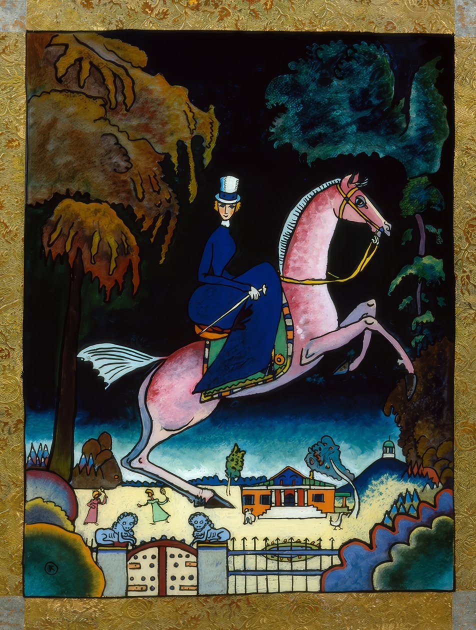 Amazonka z lwami autorstwa Wassily Kandinsky
