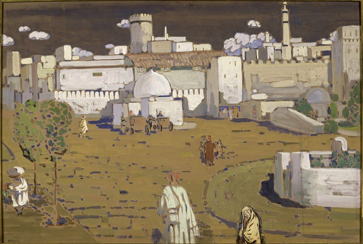 Miasto arabskie, 1905. autorstwa Wassily Kandinsky
