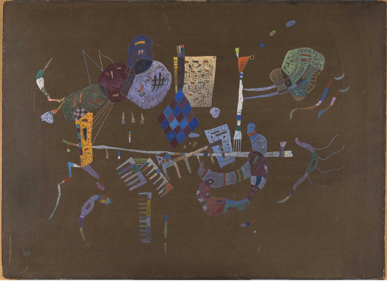 Wokół linii, 1943. autorstwa Wassily Kandinsky