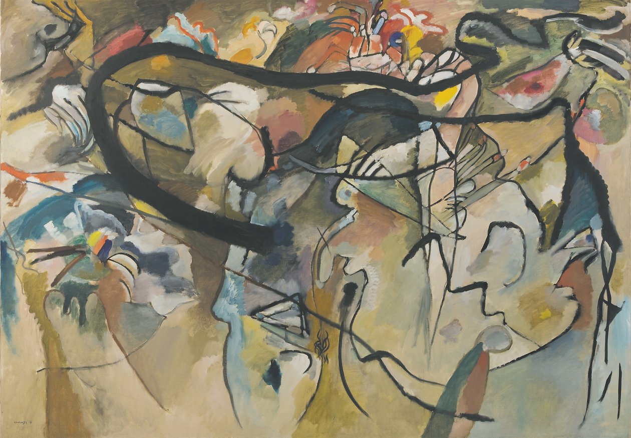 Kompozycja V autorstwa Wassily Kandinsky
