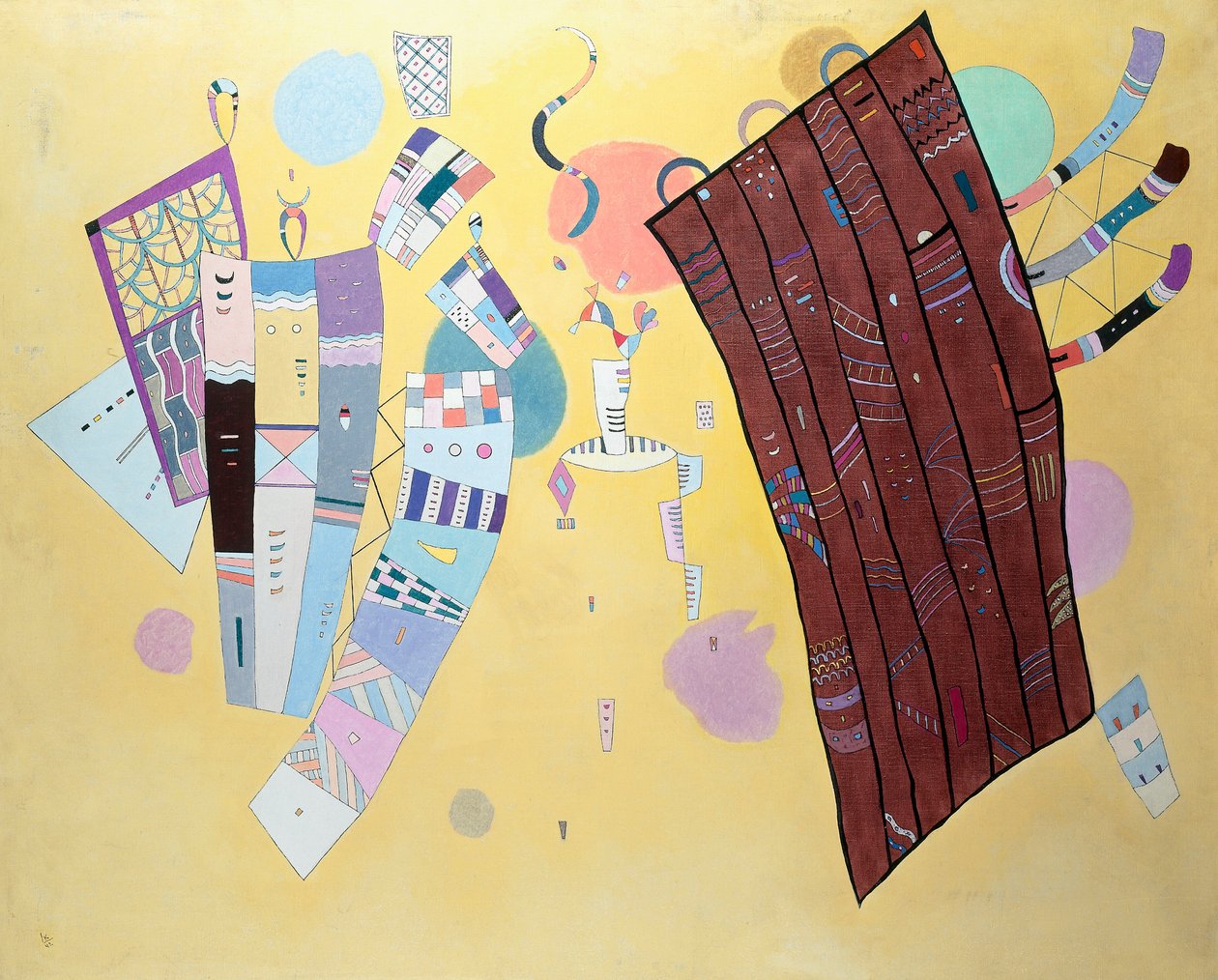 Delikatne Napięcia autorstwa Wassily Kandinsky