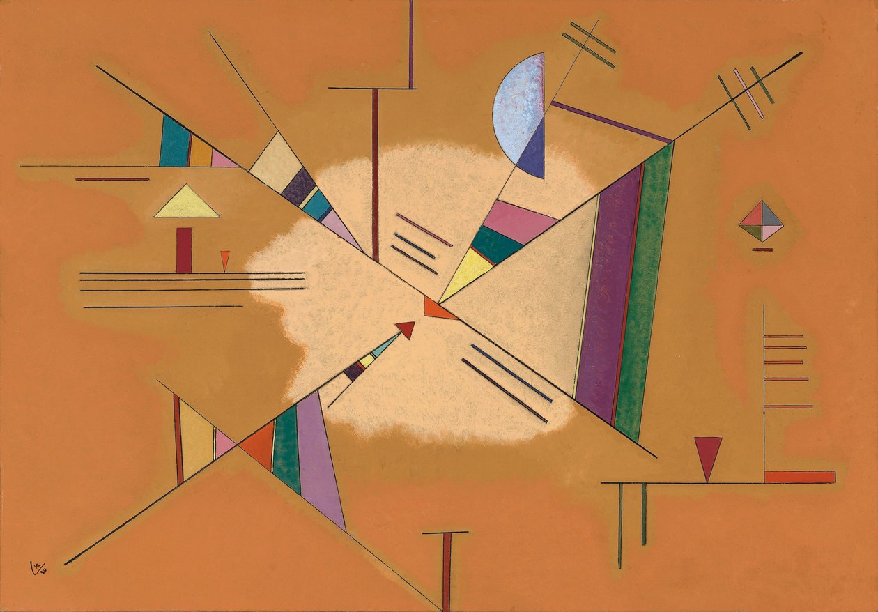 Przekątna autorstwa Wassily Kandinsky