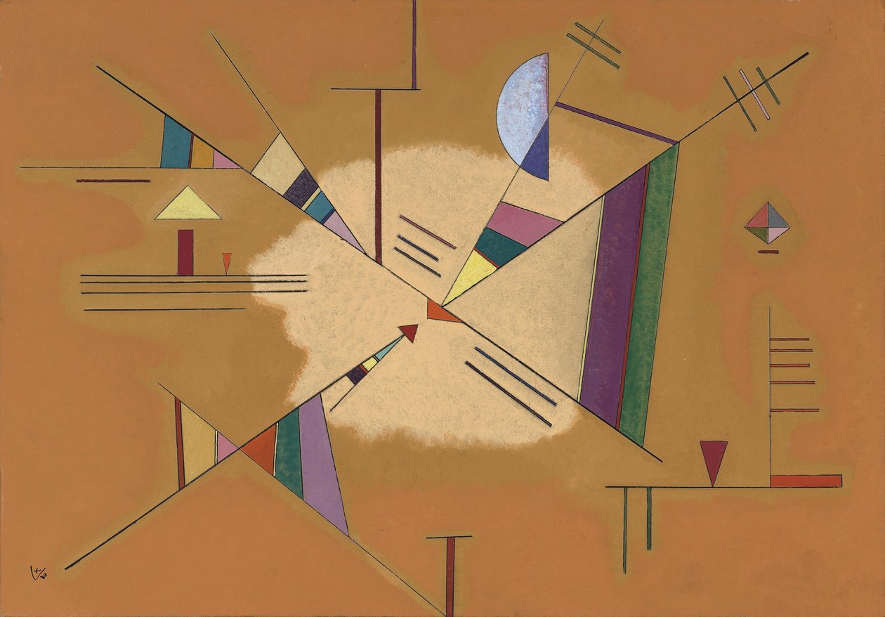 Przekątna, 1930 autorstwa Wassily Kandinsky