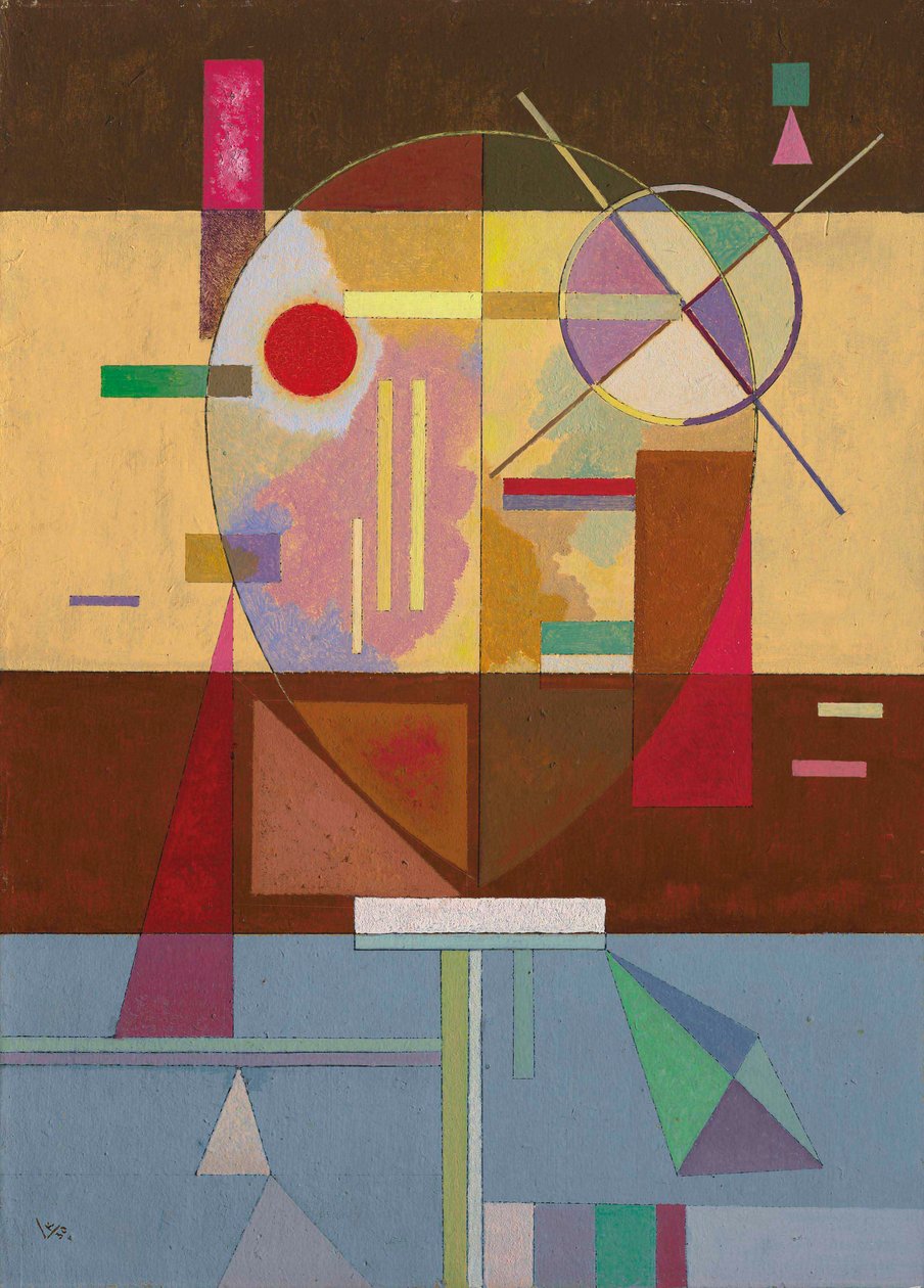 Zdezintegrowane napięcie autorstwa Wassily Kandinsky