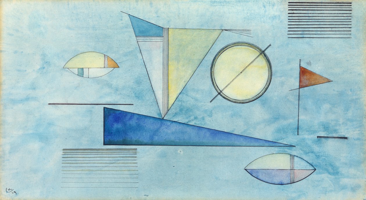 Haze lub Gruner Haze autorstwa Wassily Kandinsky