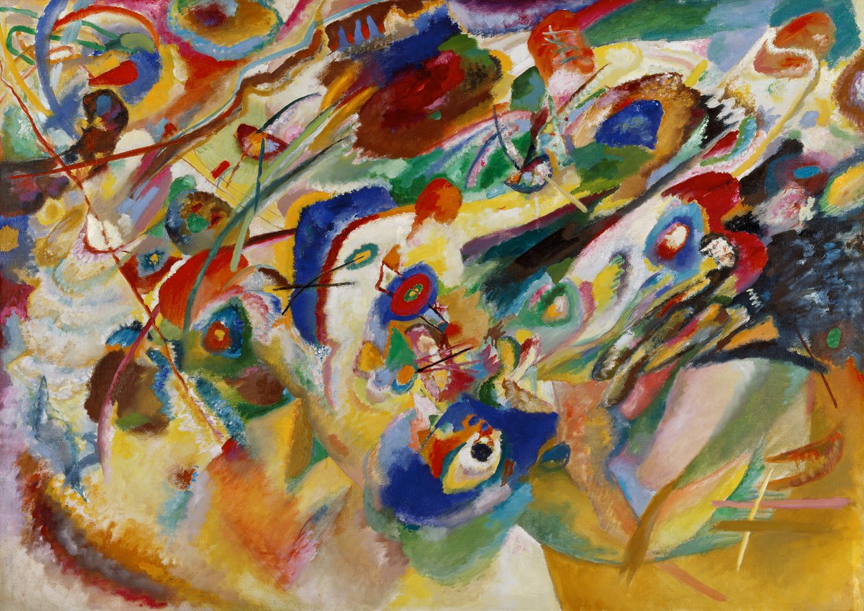 Szkic 2 do kompozycji VII autorstwa Wassily Kandinsky