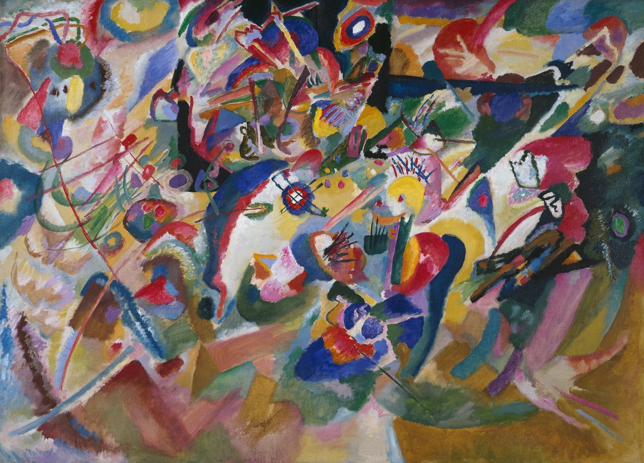 Szkic 3 do „Kompozycji VII” autorstwa Wassily Kandinsky