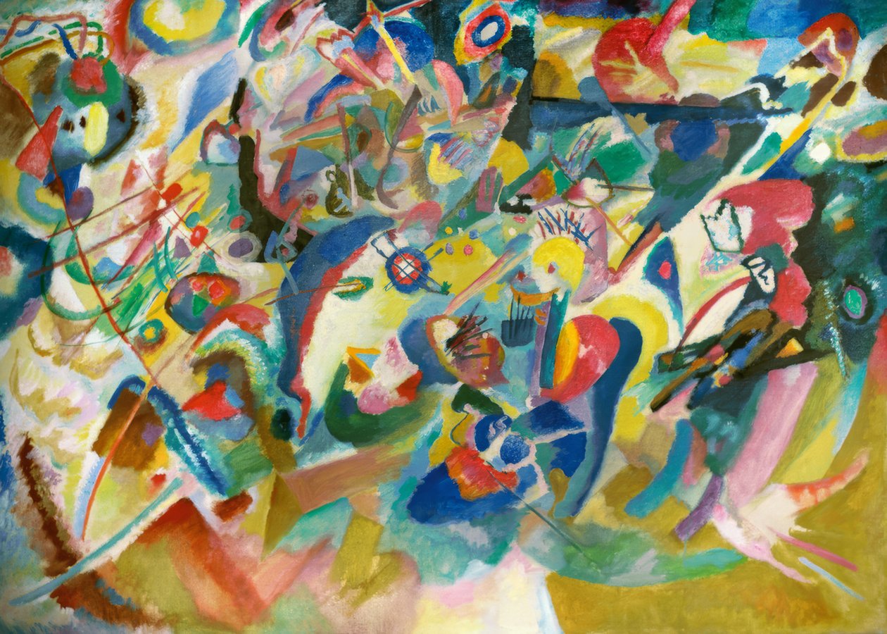 Szkic 3 do kompozycji VII autorstwa Wassily Kandinsky