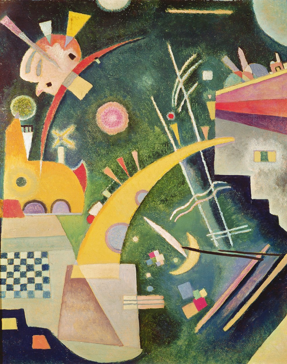Hornform, 1924 autorstwa Wassily Kandinsky