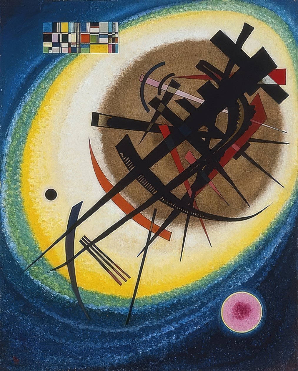 W jasnym owalu. 1925 autorstwa Wassily Kandinsky