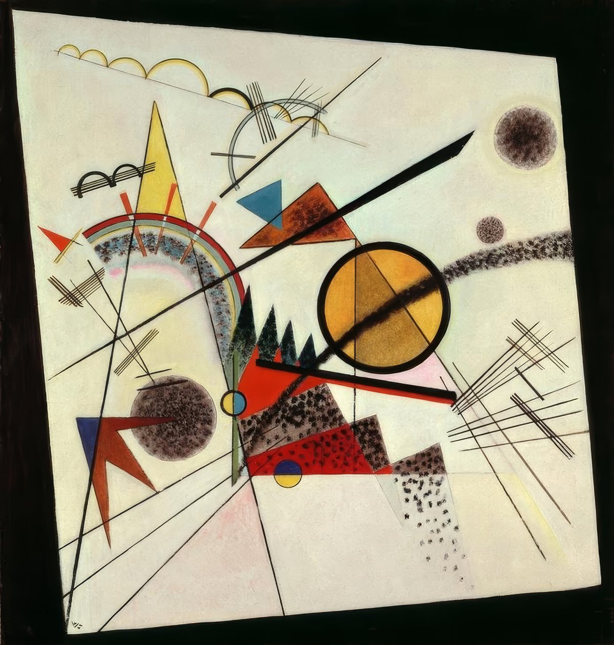 W czarnym kwadracie autorstwa Wassily Kandinsky