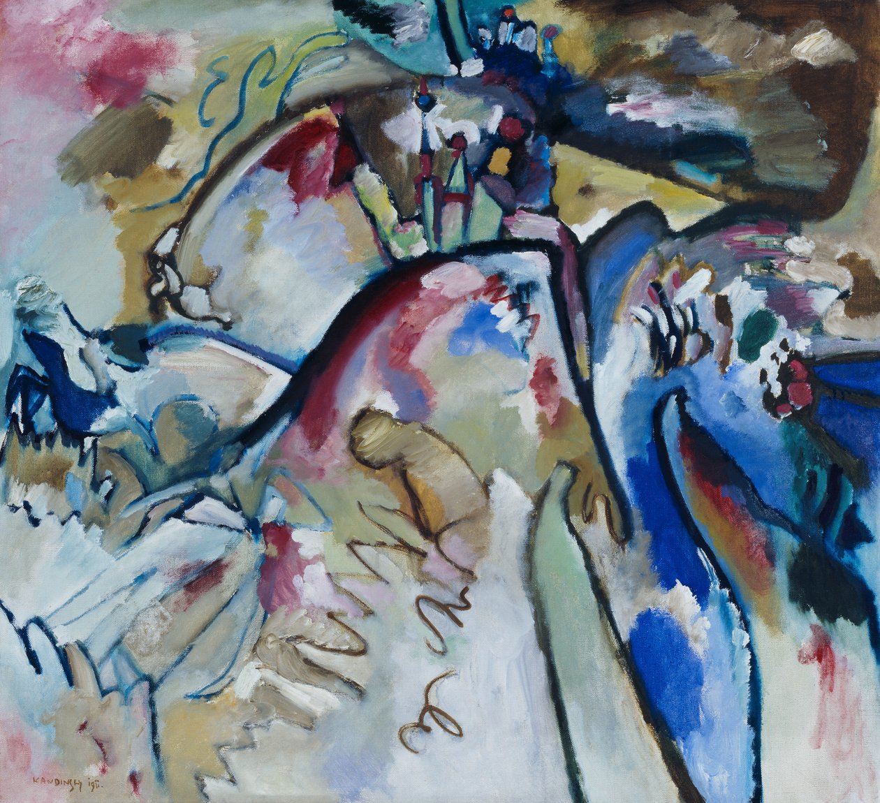 Improwizacja 21 lat autorstwa Wassily Kandinsky