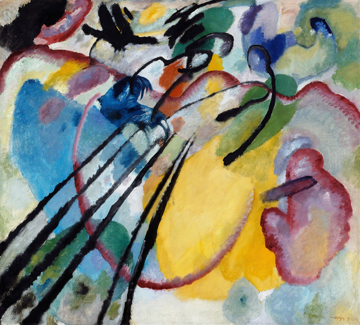 Improwizacja 26 Wioślarstwo, 1912. autorstwa Wassily Kandinsky
