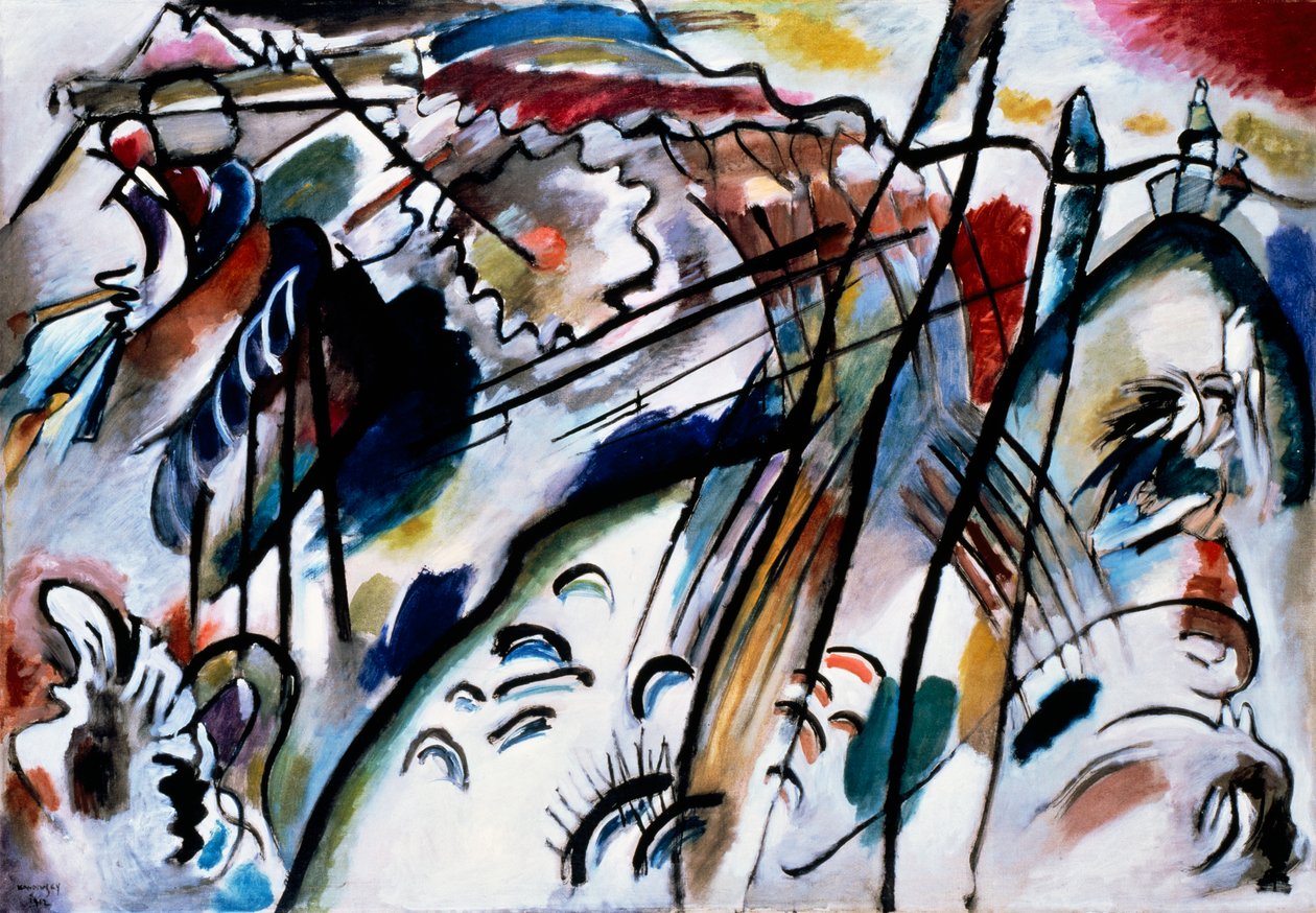 Improwizacja 28 (wersja druga) autorstwa Wassily Kandinsky