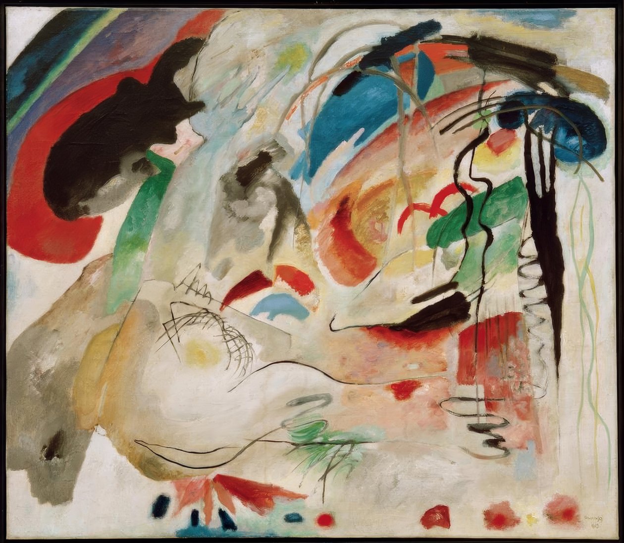 Improwizacja 34 autorstwa Wassily Kandinsky