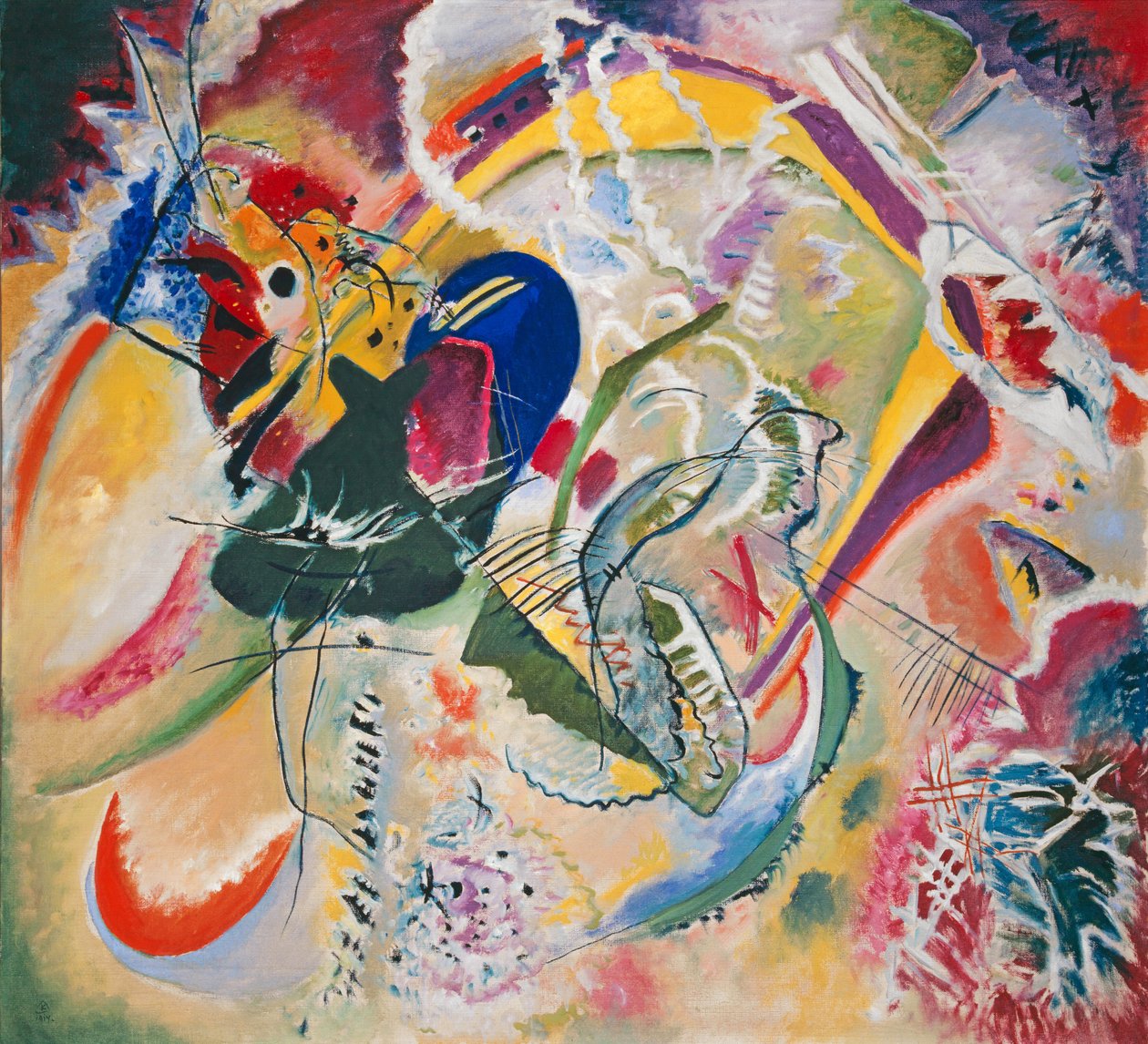 Improwizacja 35, 1914. autorstwa Wassily Kandinsky
