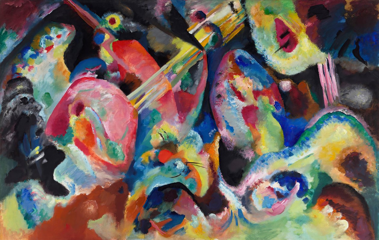 Improwizacja. Potop, 1913. autorstwa Wassily Kandinsky